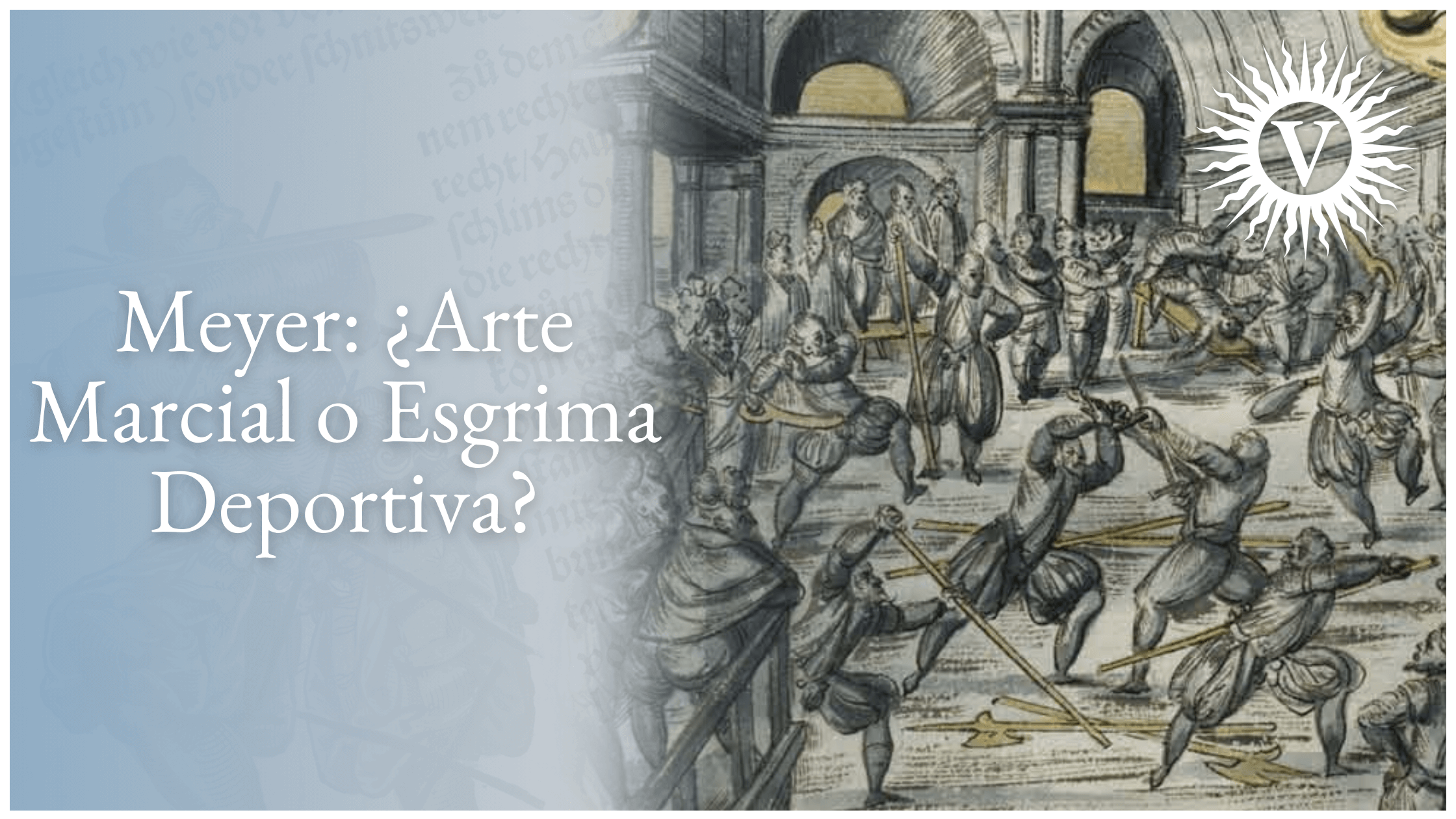 Meyer: ¿Arte marcial o Esgrima deportiva?